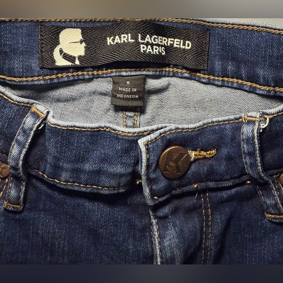 Karl Lagerfeld Blue Skinny Jeans - Picture 5 of 8